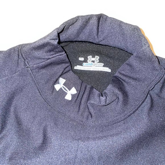 Under Armour Black Size Large Cold Gear Longsleeve Shirt - Picture 3 of 3